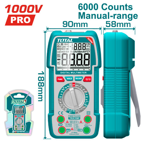 DIGITAL MULTIMETER 1000 VOLT ( NEW )