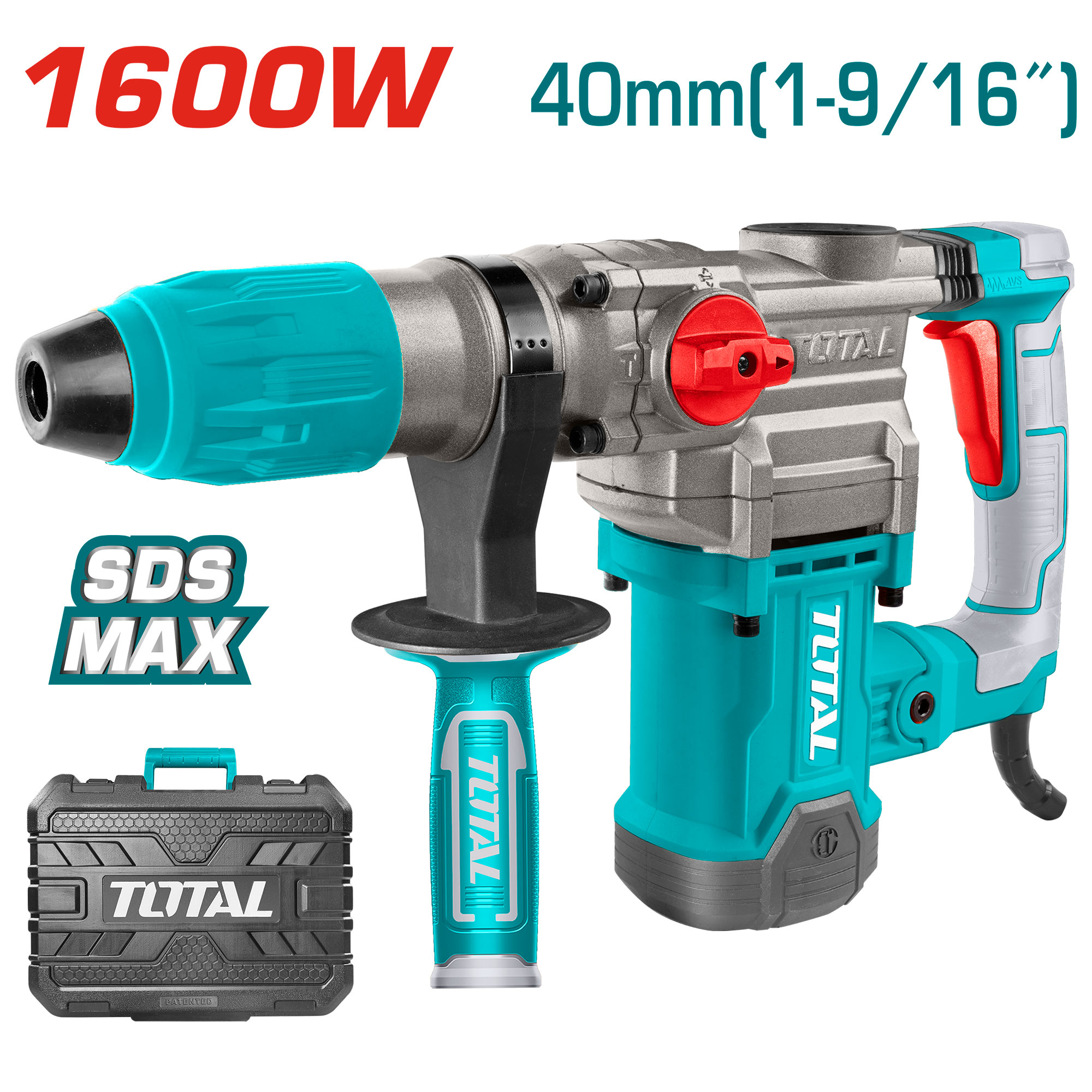 ROTARY HAMMER SDS-MAX 1.600W